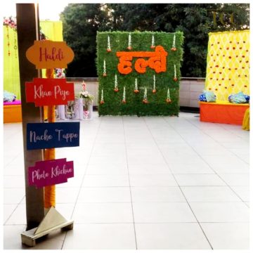 Haldi decor
