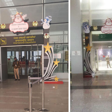 X-mas & New Year Airport Decor 2018