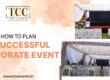 How To plan corporate event